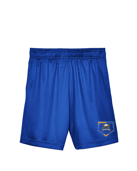 Brown County HS Baseball Plate - Youth Training Shorts