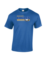 Brown County HS Baseball Stripes - Cotton T-Shirt