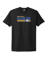 Brown County HS Baseball Stripes - Mens Select Cotton T-Shirt