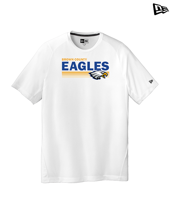 Brown County HS Baseball Stripes - New Era Performance Shirt
