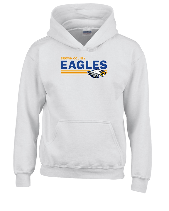 Brown County HS Baseball Stripes - Unisex Hoodie