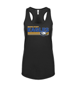 Brown County HS Baseball Stripes - Womens Tank Top