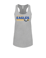 Brown County HS Baseball Stripes - Womens Tank Top