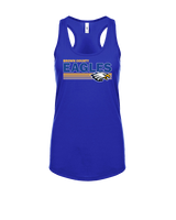 Brown County HS Baseball Stripes - Womens Tank Top