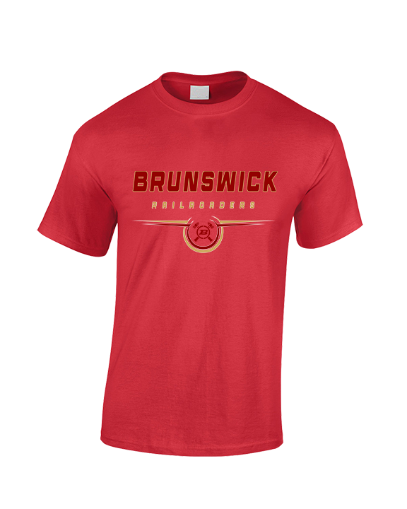 Brunswick HS Football Design - Cotton T-Shirt