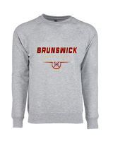 Brunswick HS Football Design - Crewneck Sweatshirt