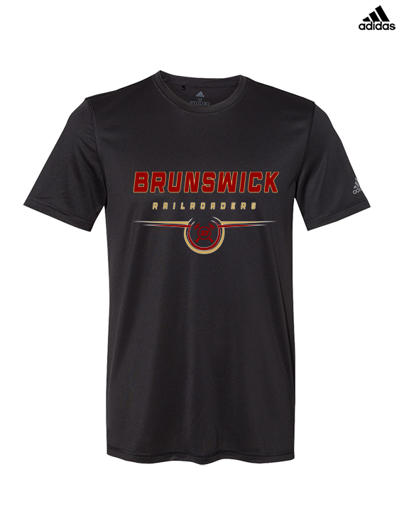 Brunswick HS Football Design - Mens Adidas Performance Shirt