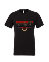 Brunswick HS Football Design - Tri-Blend Shirt