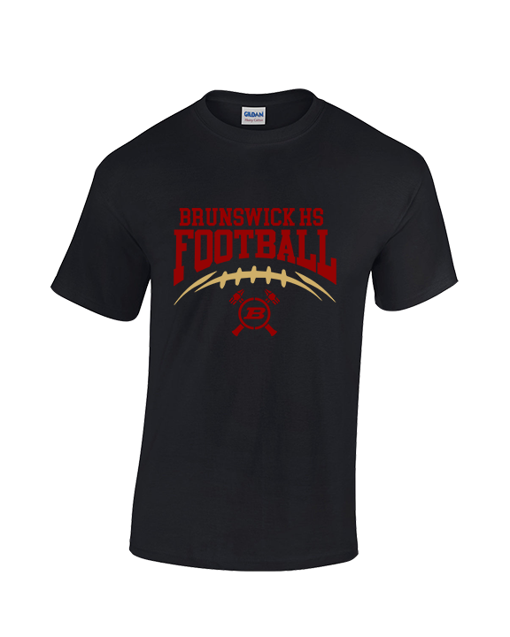 Brunswick HS Football School Football - Cotton T-Shirt
