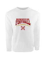 Brunswick HS Football School Football - Crewneck Sweatshirt