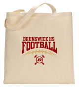 Brunswick HS Football School Football - Tote