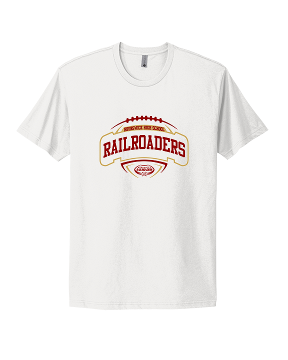 Brunswick HS Football Toss - Mens Select Cotton T-Shirt