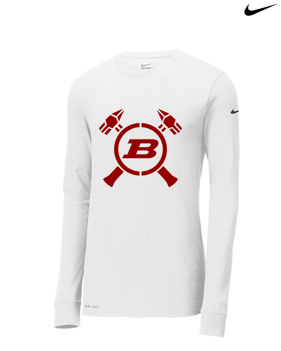 Brunswick Secondary Logo - Mens Nike Longsleeve