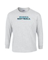Buena HS Softball Logo - Mens Basic Cotton Long Sleeve