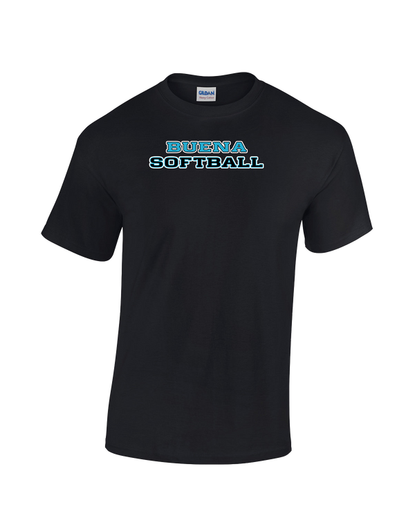 Buena HS Softball Logo - Cotton T-Shirt