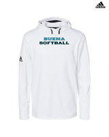 Buena HS Softball Logo - Adidas Men's Hooded Sweatshirt