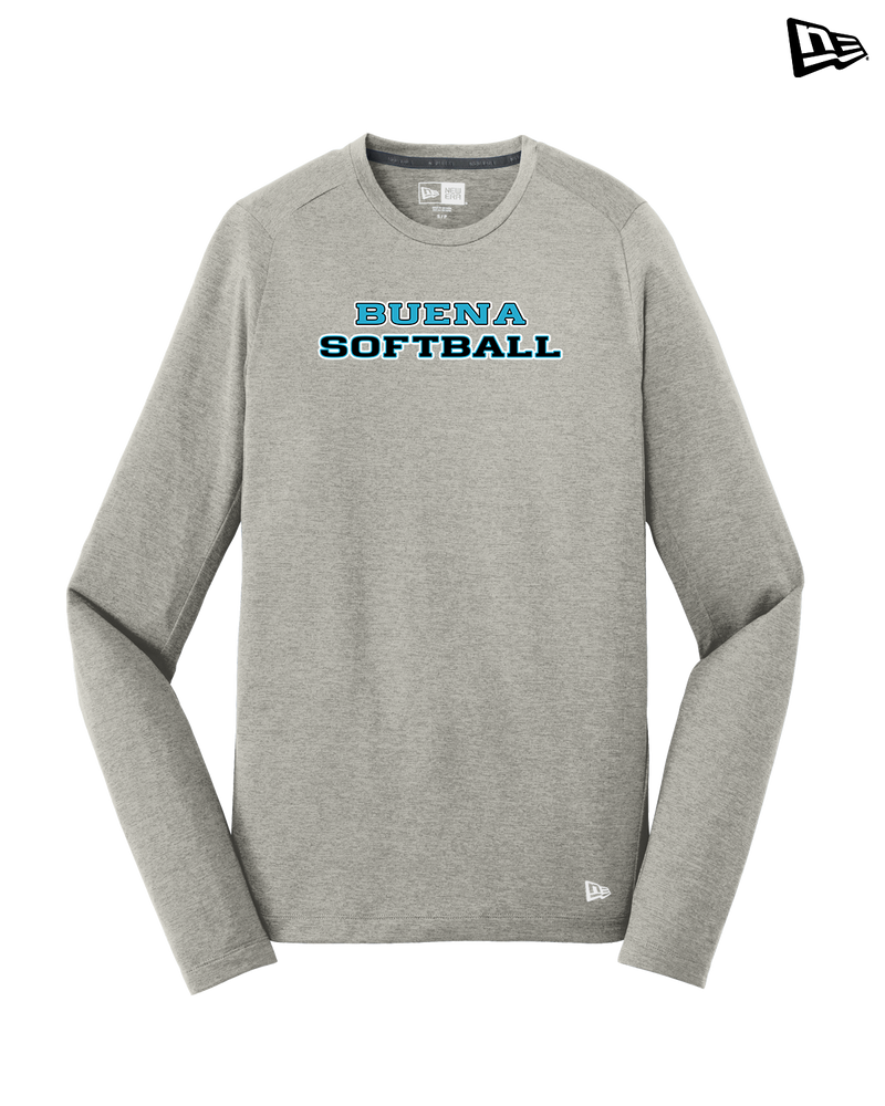 Buena HS Softball Logo - New Era Long Sleeve Crew