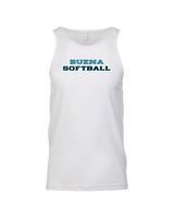 Buena HS Softball Logo - Mens Tank Top