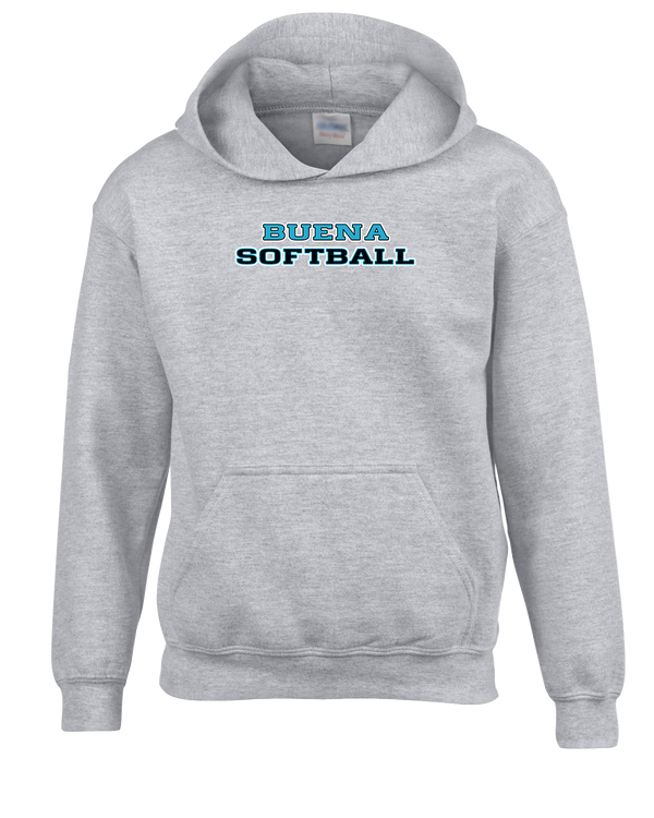 Buena HS Softball Logo - Cotton Hoodie