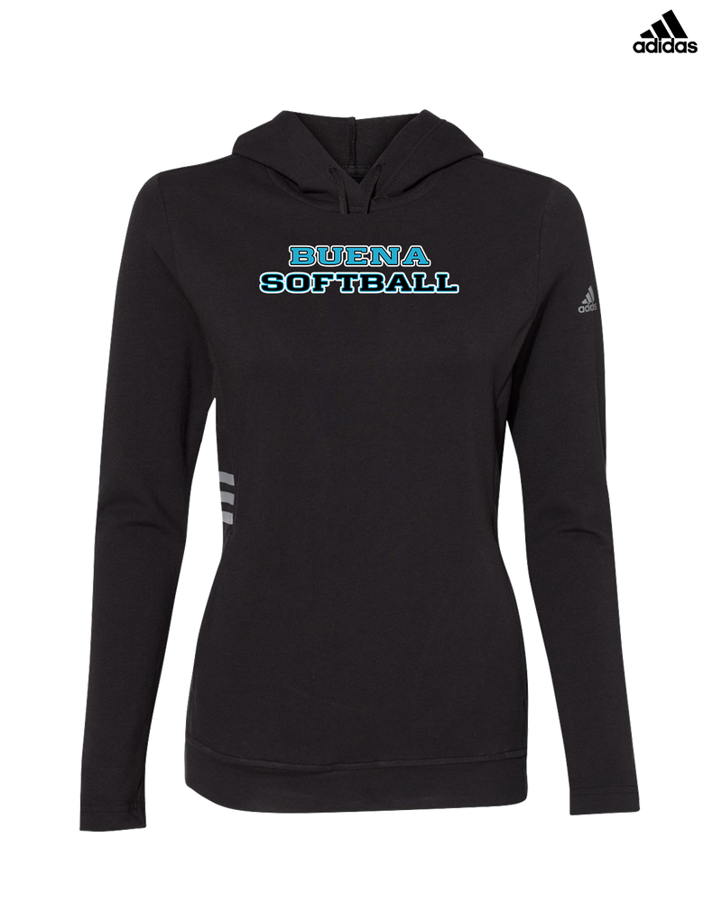 Buena HS Softball Logo - Adidas Women's Lightweight Hooded Sweatshirt