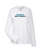 Buena HS Softball Logo - Womens Performance Long Sleeve