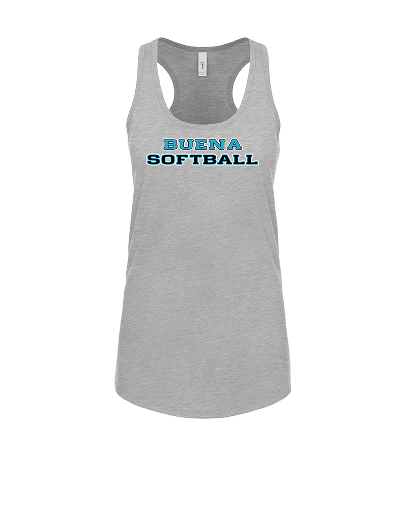 Buena HS Softball Logo - Womens Tank Top