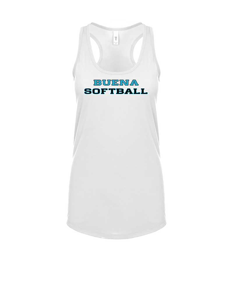 Buena HS Softball Logo - Womens Tank Top