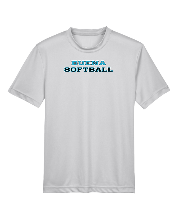 Buena HS Softball Logo - Youth Performance T-Shirt