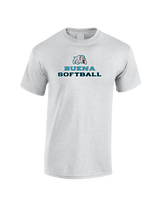 Buena HS Softball Bulldog Logo - Cotton T-Shirt