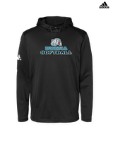 Buena HS Softball Bulldog Logo - Adidas Men's Hooded Sweatshirt
