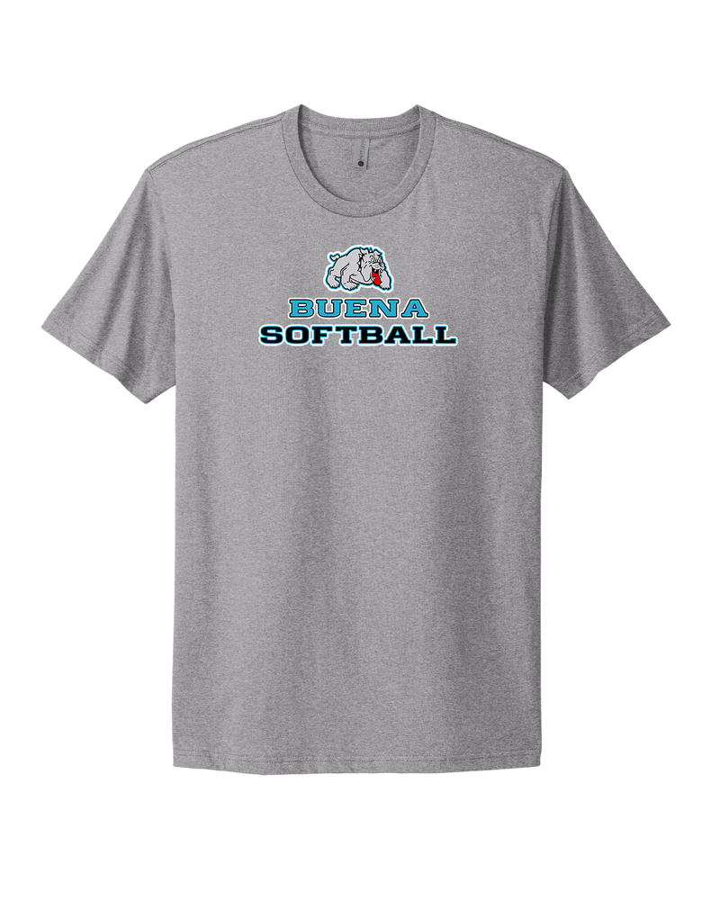 Buena HS Softball Bulldog Logo - Select Cotton T-Shirt