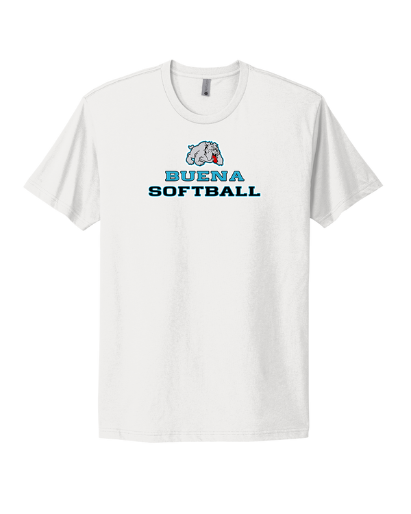 Buena HS Softball Bulldog Logo - Select Cotton T-Shirt