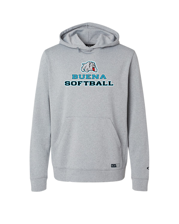 Buena HS Softball Bulldog Logo - Oakley Hydrolix Hooded Sweatshirt