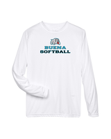 Buena HS Softball Bulldog Logo - Performance Long Sleeve