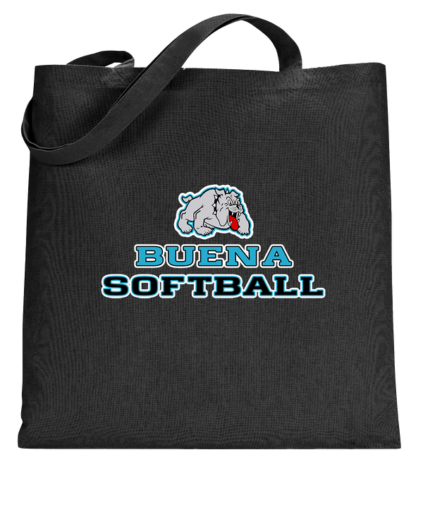 Buena HS Softball Bulldog Logo - Tote Bag