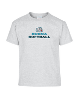 Buena HS Softball Bulldog Logo - Youth T-Shirt