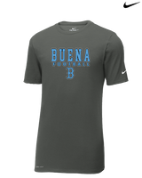 Buena HS Football Block - Mens Nike Cotton Poly Tee