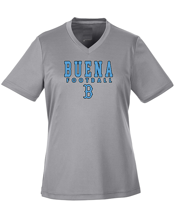 Buena HS Football Block - Womens Performance Shirt
