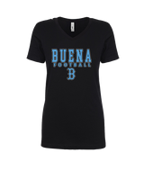 Buena HS Football Block - Womens V-Neck
