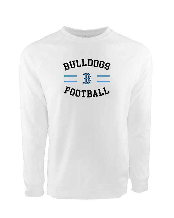 Buena HS Football Curve - Crewneck Sweatshirt