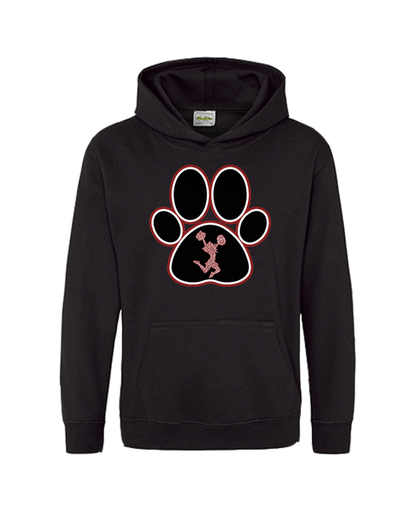 South Fork HS Bulldogs Cheer Paw - Cotton Hoodie