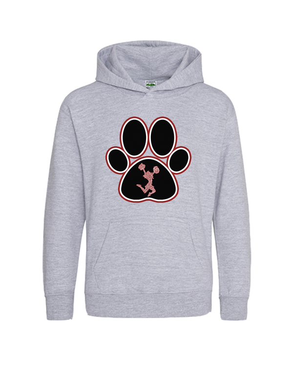 South Fork HS Bulldogs Cheer Paw - Cotton Hoodie