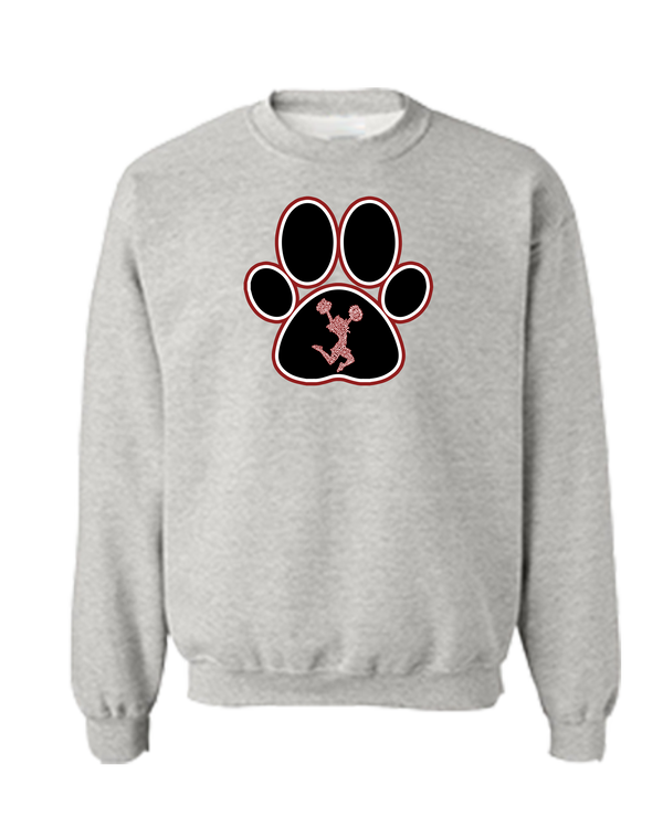 South Fork HS Bulldogs Cheer Paw - Crewneck Sweatshirt