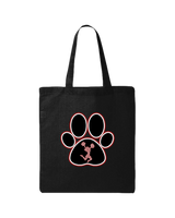 South Fork HS Bulldogs Cheer Paw - Tote Bag