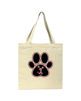 South Fork HS Bulldogs Cheer Paw - Tote Bag