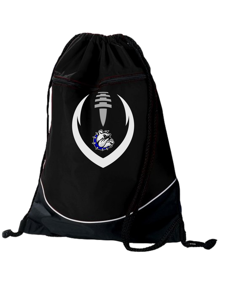 Crestline Full Football - Drawstring Bag