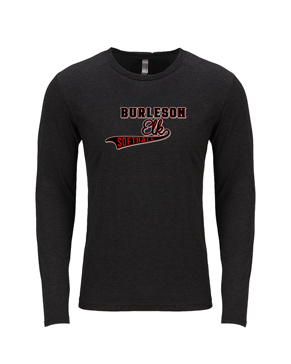 Burleson HS Softball Custom - Tri-Blend Long Sleeve