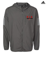Burleson HS Softball Nation - Mens Adidas Full Zip Jacket