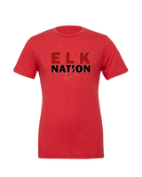 Burleson HS Softball Nation - Tri-Blend Shirt