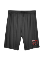 Burleson HS Softball Plate - Mens Training Shorts with Pockets